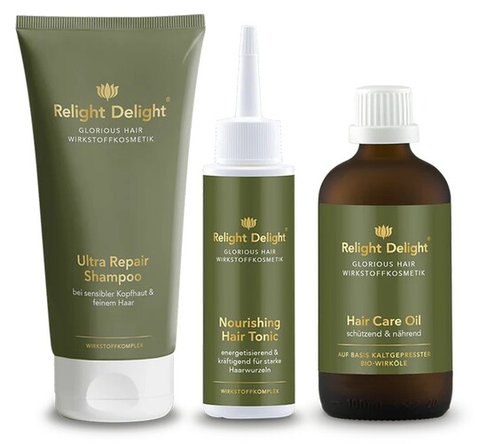 Relight Delight Shampoo feines Haar Set intensiv Haarpflege