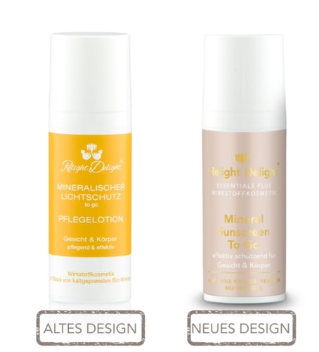 Mineralische Sonnencreme Relight Delight Zink Sonnenschutz