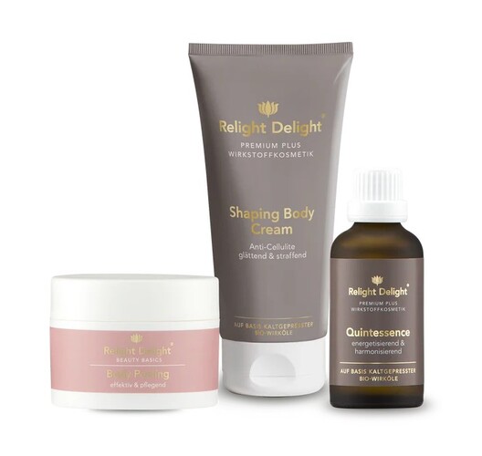 Relight Delight Kosmetik Set müde schwere Beine