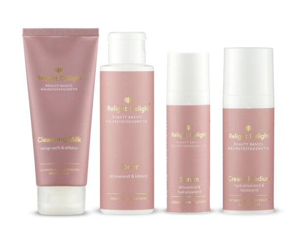 Relight Delight Gesicht Set Medium Gesichtscreme sensible Haut