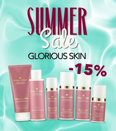 Summer Sale Glorious Skin Relight Delight Angebote
