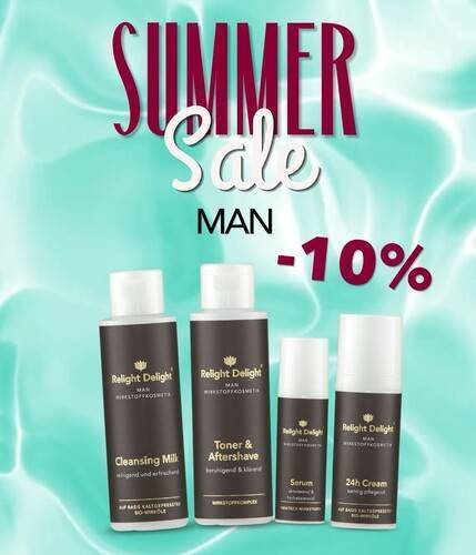 Summer Sale Mann Relight Delight Angebote Männer