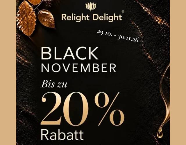 Black Friday Relight Delight Angebote November 2026